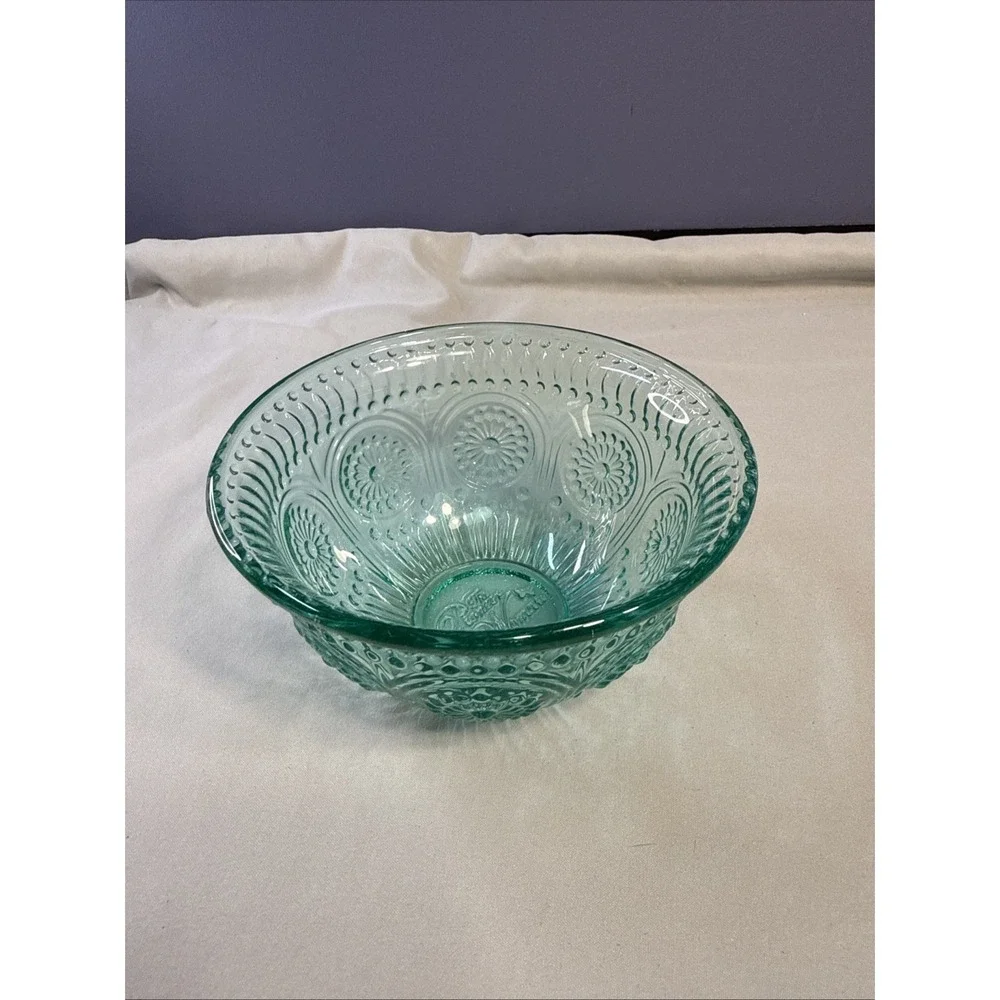 Pioneer Woman Adeline Teal Glass 5